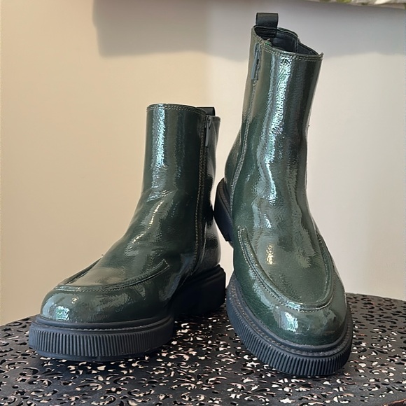 Franco Sarto Jimmie Bootie in Green/Forest size 9.5 - Picture 2 of 16